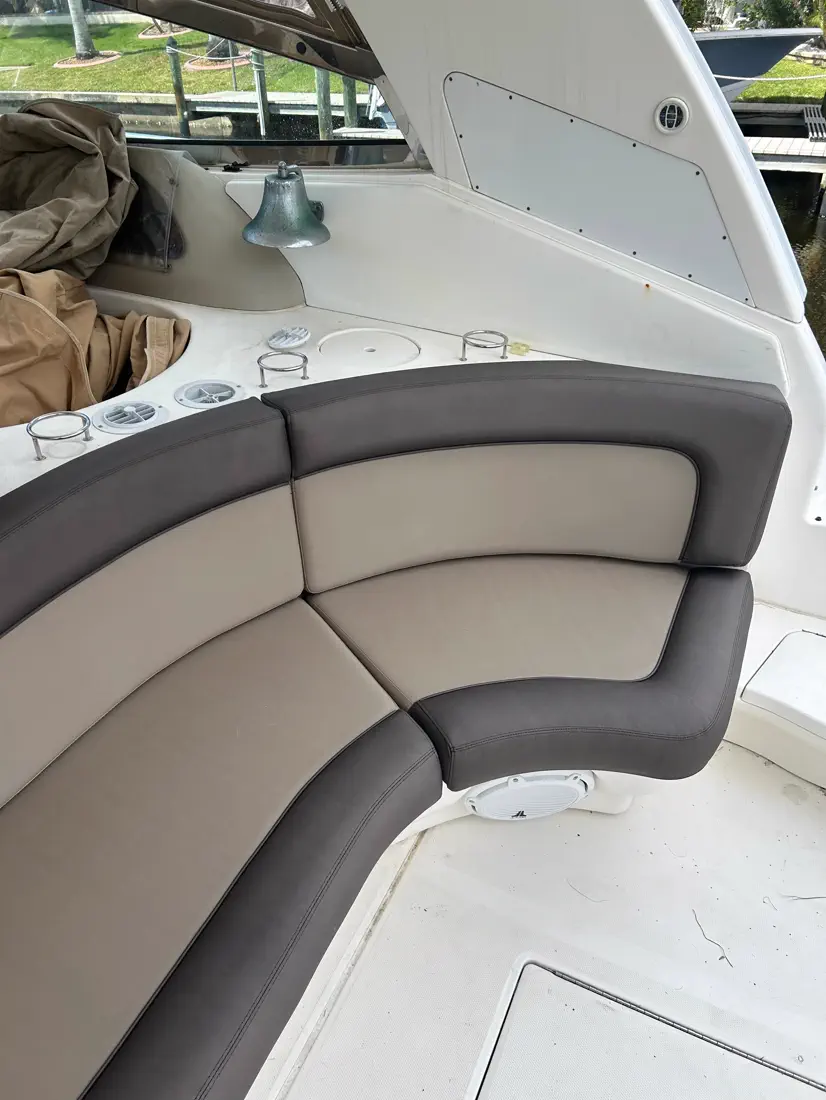 Custom boat canvas and bimini top textile work in Cape Coral, Florida - photo 49