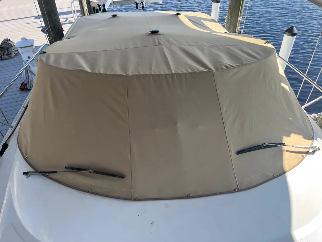 Custom boat canvas and bimini top textile work in Cape Coral, Florida - photo 50