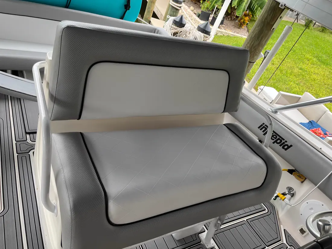 Custom boat canvas and bimini top textile work in Cape Coral, Florida - photo 6