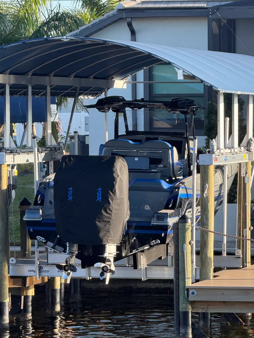 Custom boat canvas and bimini top textile work in Cape Coral, Florida - photo 8